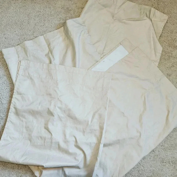 Ellery Homestyles Target Curtains 2 Panels 42" x 62" Tan Textured - Picture 2 of 4